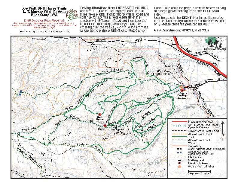 Joe Watt Canyon-Ellensburg - NoMileage, WA